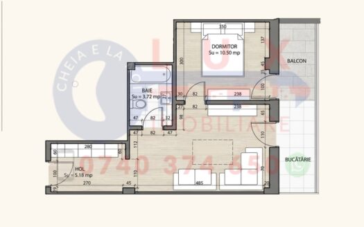 ID 20008 Apartament 2 camere | BLOC NOU