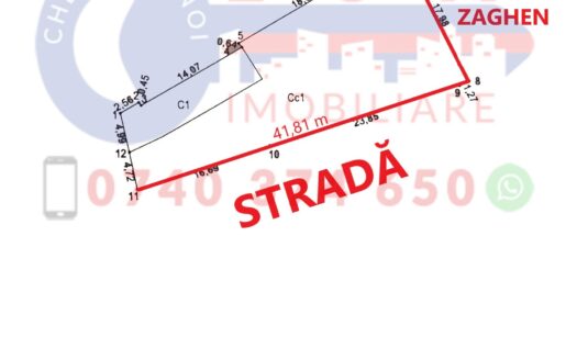 ID 7827 TEREN CU CASĂ DE VÂNZARE – STRADA ORIZONTULUI