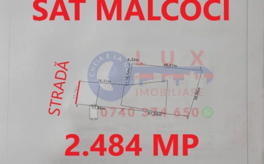 ID 7641 TEREN INTRAVILAN IN SAT MALCOCI