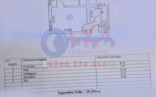 ID 2883 Apartament 2 camere – Zona Neptun