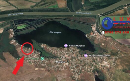 ID 7916 PARADISUL DELTEI: Teren cu DESCHIDERE la LAC MURIGHIOL