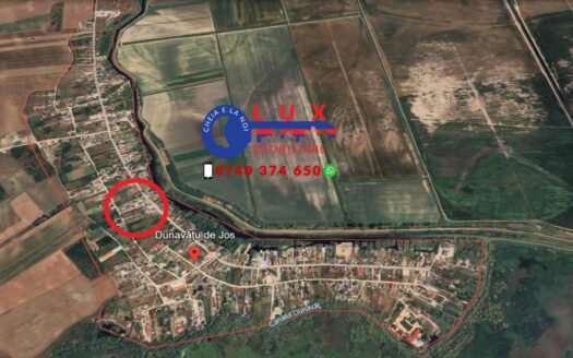 ID 7896 Teren intravilan de vânzare în Dunavățu de Jos – poarta de intrare în Delta Dunării