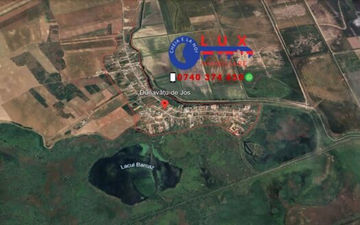 ID 7896 Teren intravilan de vânzare în Dunavățu de Jos – poarta de intrare în Delta Dunării