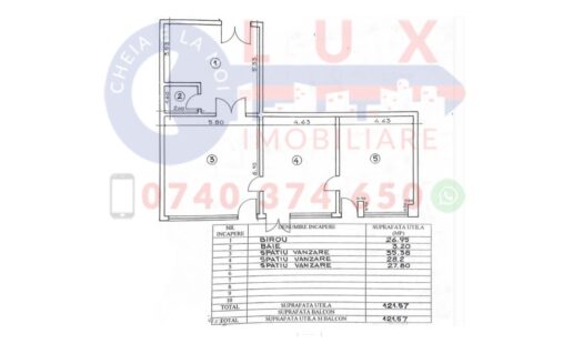 ID 8298 – SPATIU COMERCIAL – CARTIER E3 – STRADA 1848