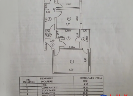 ID 3682 Apartament 3 camere – Cartier E3