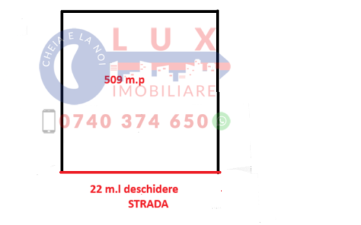 ID 7952 Teren pentru casa – Zona 9 Mai